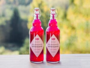 Ferla jook vaarika ja mulliga klaaspudelis 2 x 1L